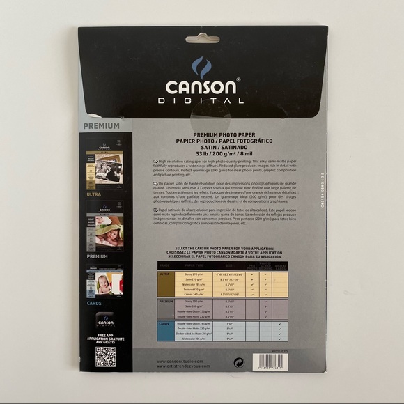 Hobby Lobby Canson Digital Premium Photo Paper Satin Brilliant Brillante - Picture 5 of 7